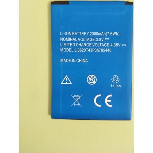 B-TAIHENG Rechargeable Phone Li3820T43P3h785440 Battery for ZTE Blade L2 L 2 Plus Battery for ZTE Blade L370 battery 2000mAh