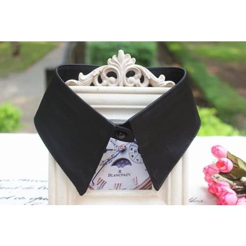 White V-neck Collar Detachable Vertical Small Lapel Shirt False Collar For Women Womens necklace female short chain necklace