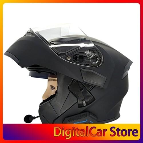 QTB35 Motorcycle Helmet Wireless Headsets Hands-free Kit Stereo Anti-interference Interphone Music Player Earphones