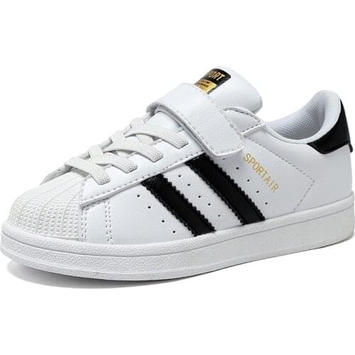 Brand Boys Flats Leather Shoes Fashion Kids Sneakers Non-Slip Girls Children Rubber Shoes Girl Boy Child Footwear Autumn Spring