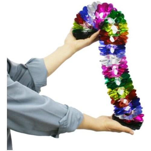 Garland ( Pull flower,Medium )/Sequins Flower Waterfall Magic Tricks Appearing Flower Magia Stage Gimmick Prop Accessories
