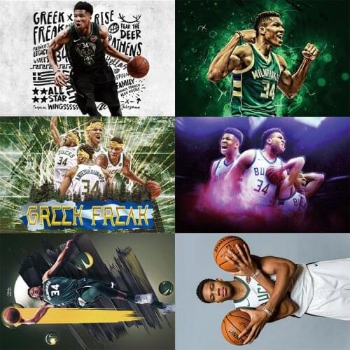 Giannis Antetokounmpo jigsaw puzzle 1000 pieces adult The Alphabet wooden puzzles Basketball star Difficult decompression toys