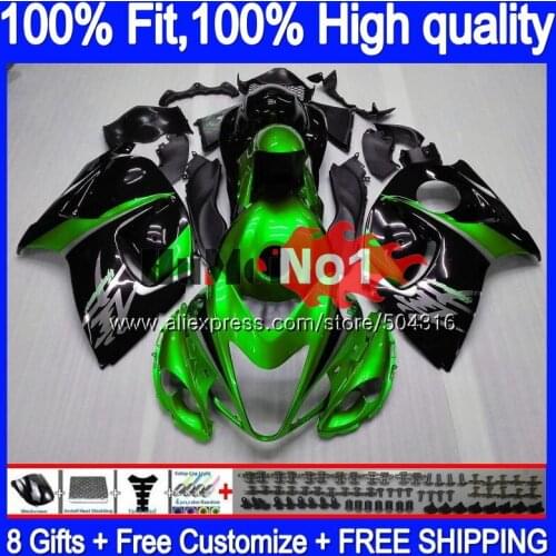 Injection For SUZUKI GSXR-1300 GSXR 1300 Hayabusa 30MC.88 Black Green GSXR1300 2008 2013 2014 2015 2016 08 13 14 15 16 Fairing