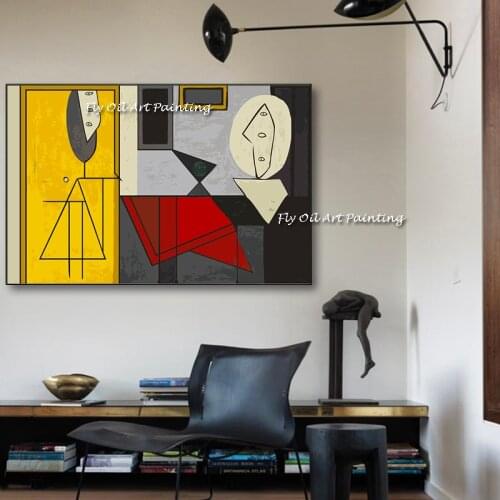 Handmade Composition by Wassily Kandinsky Canvas Painting For Living Room Home Decoration Oil Painting On Canvas Wall Painting