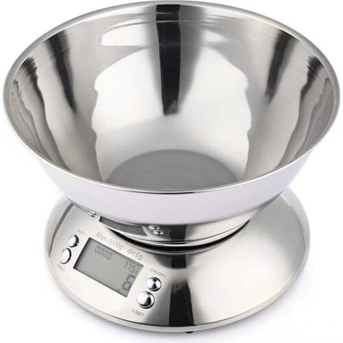 Stainless Steel Multi-function Household Baking Kitchen Scale Precision Temperature Measurement Split Design Electronic Scale