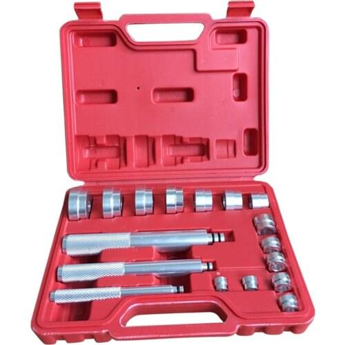17 Pieces/Set High Quality Bushing Bearing Driver Installer Remover Inserting Tool kit with Case Car Hand Tools
