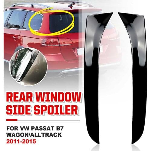 Pair Rear Window Side Spoiler Spoiler Canard Canards Splitter For VW Passat B7 Wagon/Alltrack 2011 2012 2013 2014 2015 Styling