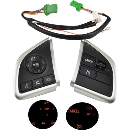 Cruise Control Switch Steering Wheel Button For Mitsubishi L200 Xpander Outlander ASX Mirage G4 Audio Android Player Switches