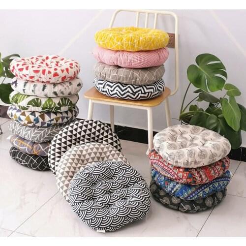 Circle Seat Cushion Autumn and Winter Computer Office Coaster Sit Chair Cushion Students Stool Cushion Floor Outdoor Cushions