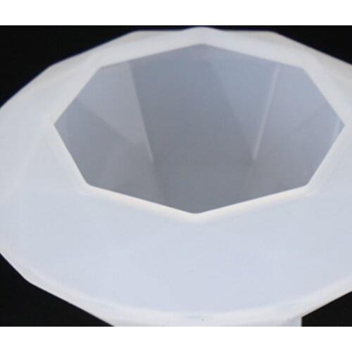 DIY Crystal Epoxy Mold Oversized Diamond Molds UV Resin Necklace Pendant Mould Jewelry Crafts Making Accessories