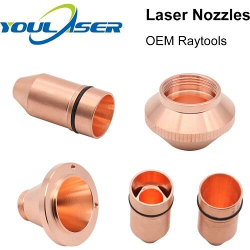 Bullet Laser Nozzle Single/Double Layer Caliber 0.8 - 4.0 For CINCINNATI Lasermech Fiber Laser Cutting Machine 1064nm