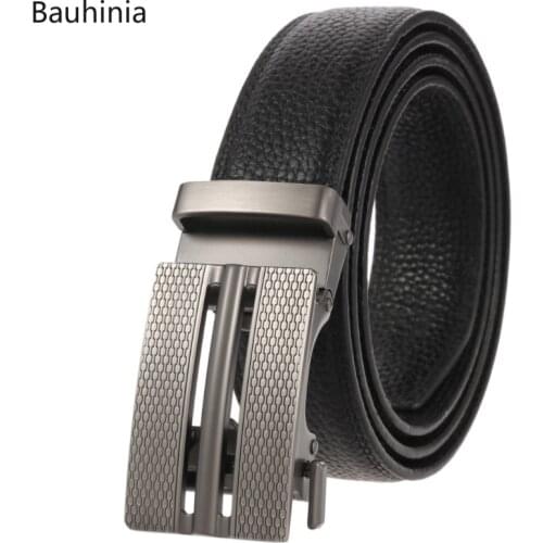 110-130cm Luxury Designer Mens Automatic Buckle Belt High Quality First Layer Cowhide Alloy Buckle Jeans Belt