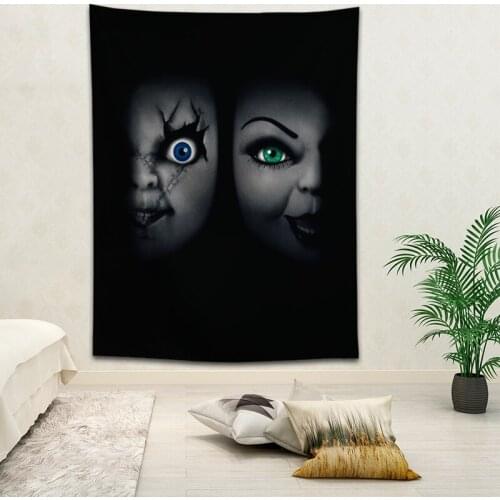 Custom High Quality Childs Play Hanging Tapestry Home Party Decoration Tapestries Photo Background Cloth Table Cloth Wall Tapes