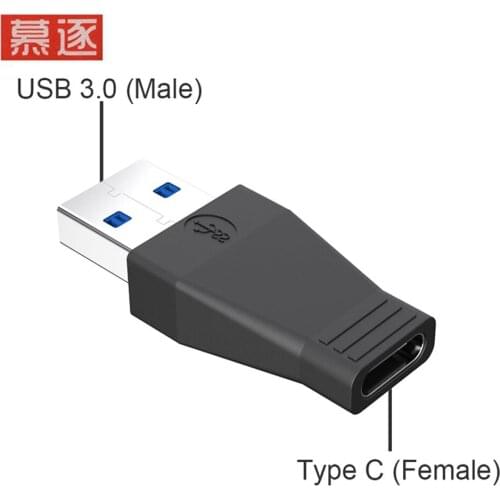 High speed USB 3,1 C-typ frau zu USB 3,0 männlichen port adapter usb-c zu USB 3,0 A-typ stecker schwarz konverter platz typ
