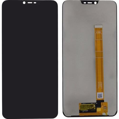 For Realme C1 RMX1811 LCD Display With Touch Screen Digitizer Glass Combo Assembly Replacement Parts 6.2 inches Black