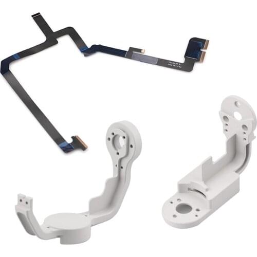 2 IN 1 Gimbal Roll Arm Camera Bracket with Ribbon Flat Cable Flex Flexible Cable for DJI Phantom 4 Drone P4 Repairing Parts