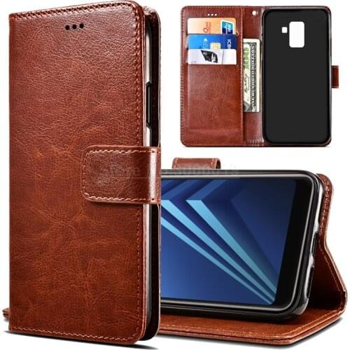 For Coque Samsung A8 2018 Case Wallet Leather Flip Back Stand Cover For Samsung A8 Case For Samsung A8 2018 A530F Cases A 8 Capa