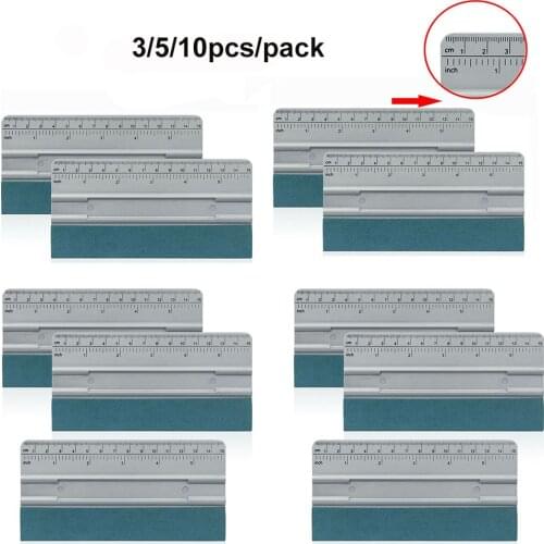 EHDIS 3/5/10pcs Car Goods Vinyl Wrap Film Install Squeegee Wrapping Tool Carbon Fiber No Scratch Suede Scraper Window Tint Tool