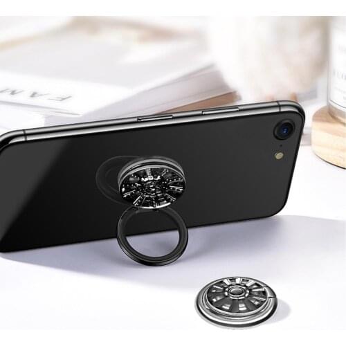 Fidget Spinner Metal Mobile Phone 360 Degree Rotate Ring Holder Desktop Bracket