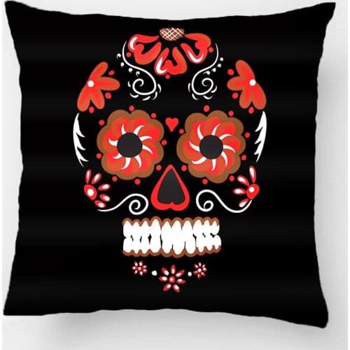 Colorful Calavera Throw Pillow Case Decorative Cushion Cover Pillowcase Customize Gift High-Quality By Lvsure For Car Sofa Seat