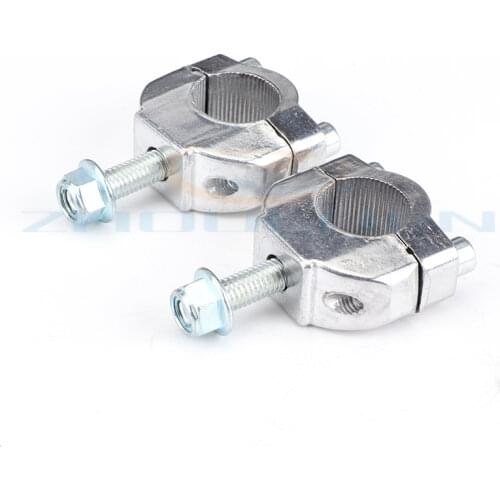 22mm 7/8'' Handlebar Bar Risers Mount Bracket Clamp Taper For 2 Stroke 47cc 49cc Mini Moto Dirt Bike Motorcycle