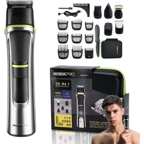 2021 6 in 1 Hair Clipper Professional Beard Trimmer for Men All In One Grooming Kit Nose Ear Hair Trimmer Set Cutting Machine