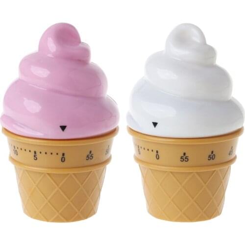 Ice Cream Mechanical Kitchen Timer Cooking Countdown Timer Clock Kitchen Gadgets Tool