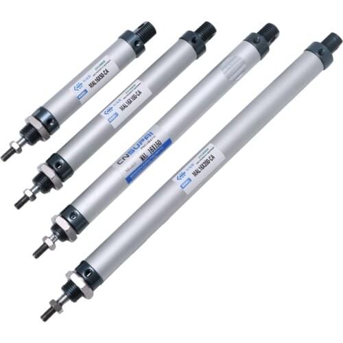 MAL 16mm x 50/100/150/200mm Single Rod Double Acting Mini Pneumatic Air Cylinder