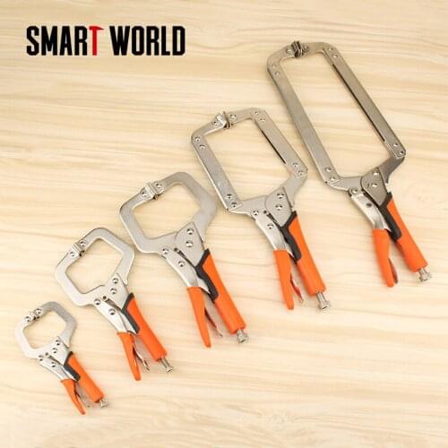 C Type Powerful Pliers Angle Locking Vigorous Pliers Connection Tool Welding Machine Pliers Adjustable Handle Tool