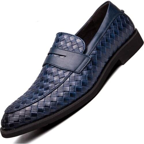 Men Oxfords Genuine Leather Mens Casual Shoes Luxury Brand Mens Loafers Moccasins Business Formal Dress Shoes Plus Size 38-48