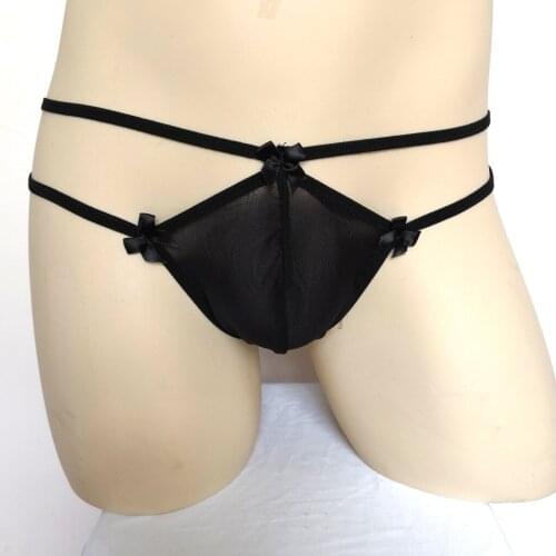 Men Boxershort Panties Gauze Sexy Lace High Elastic Lingerie knickers Underpants Underwear Tangas Briefs Seamless Innerwear Gay