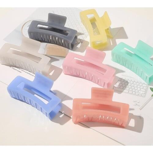 New Fashion Exquisite retro cross simple wild transparent grip clip temperament hairpin Barrettes For Women girl Headdress