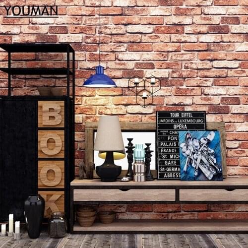 Wallpapers YOUMAN 3d Brick Wallpaper Wall Coverings Brick Wallpaper Bedroom 3d Wall Vinyl Desktop Backgrounds Home Decor Art