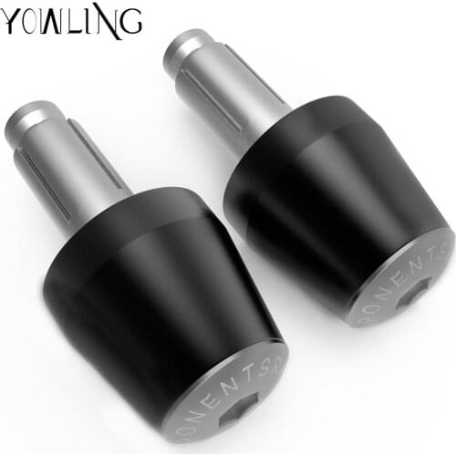 7/8" 22mm Motorcycle Hand Bar Ends Handlebar Grips Ends For BMW S1000 R RR S1000RR 09-19 S1000R 2014 2015 2016 2017 2018 2019