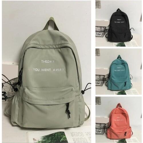 Comfortable Creative Washable School Backpacks Skin-friendly School Backpacks Simple Design for Daily Use