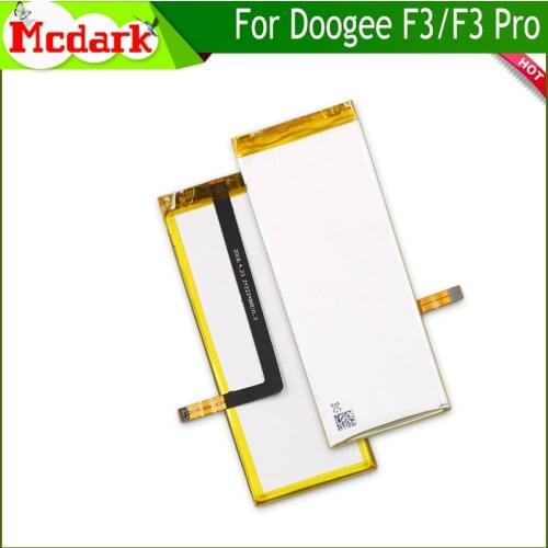 Mcdark For Doogee F3 Battery Replacement High Quality Large Capacity 2200mAh Back Up Bateria For Doogee F3 Pro Smart Phone
