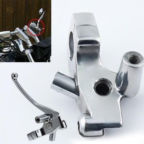 1" 25mm Handlebar Motorcycle Clutch Perch Holder Mirror Base Mount For Honda Steed 400 600 VT600 SHADOW 400/750 Magna 250/750
