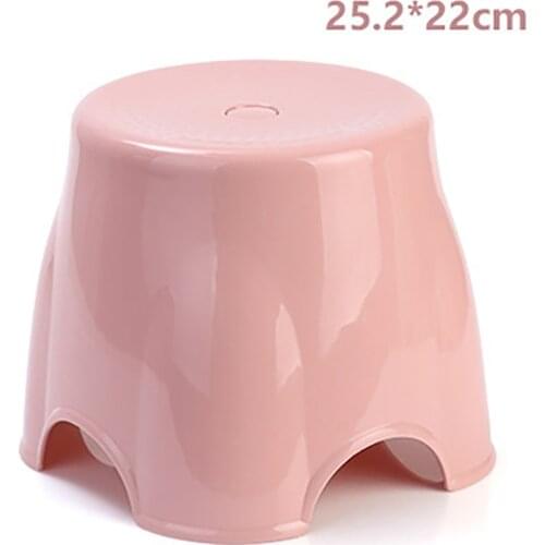 1pcs 3 Colors Lovely Cartoon Stools Thicken Living Room Home Non-slip Bath Bench Child Stool Plastic PP Changing Shoes Stool