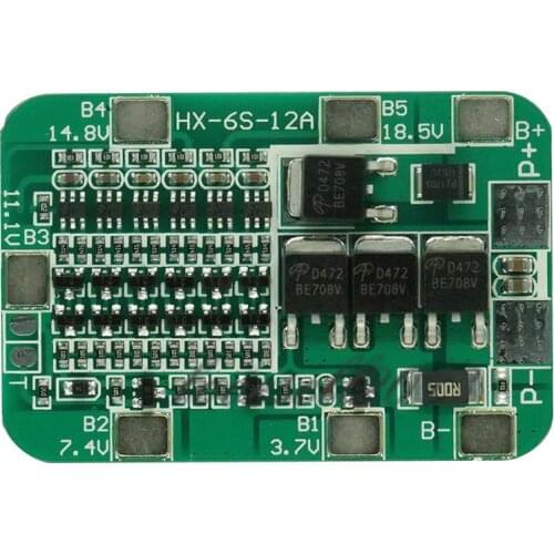 1PCS 6S 15A 24V PCB BMS Protection Board For 6 Pack 18650 Li-ion Lithium Battery Cell Module diy kit