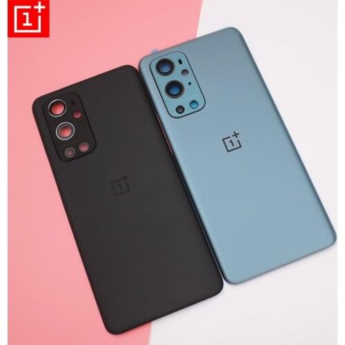 100% Original Back Battery Cover Rear Door Housing Panel Case With Camera Glass Lens For One Plus 1+ 9 Pro 9pro Phone Shell 6.7"