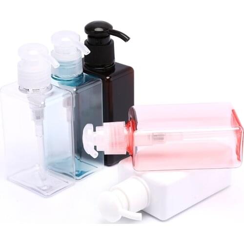 150ml Portable Plastic Empty Bottle Hand Pressure Shampoo Liquid Sub Bottling Refillable Split Bottles
