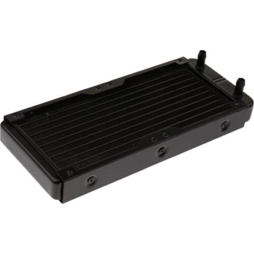 240mm Water Cooler Radiator Heatsink For PC CPU Water Cooling Row Straight-Mouth