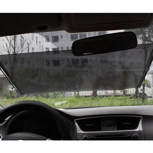 BBQ@FUKA Car Retractable Front /Rear Windshield Reflective Solar Protection Sunshield Shade Cover Fit for Cruze Universal Car