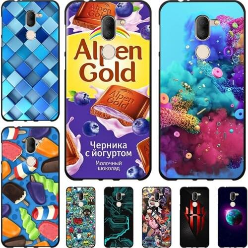 Phone Cases For Alcatel 3X 5058Y Silicone Covers For Alcatel3X Soft TPU Painting Flower Animals Shell Back Bags Shell