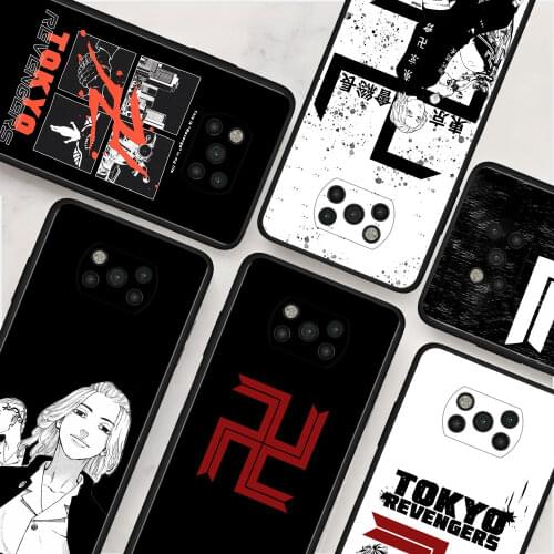 Anime Tokyo Revengers Silicone Soft Pnone Case For Xiaomi Mi Poco X3 NFC Pocophone F1 M3 Pro 5G F3 Back Cover Fundas Shell