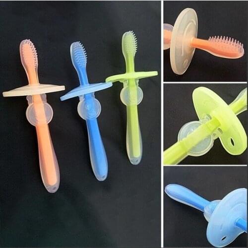 1PC Kids Soft Silicone Training Toothbrush Baby Children Dental Oral Care Tooth Brush Tool Baby kid tooth brush baby items