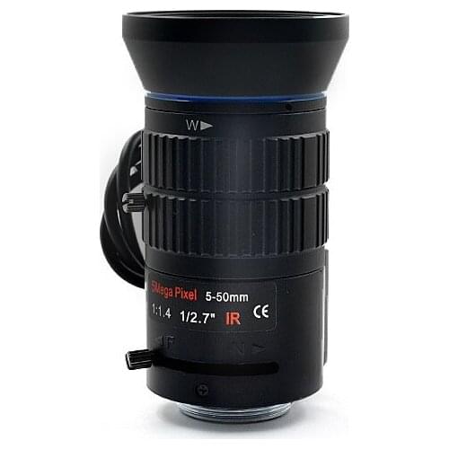 Road surveillance lens 5-50mm manual zoom 5 million high-definition face recognition camera dedicated CS lens