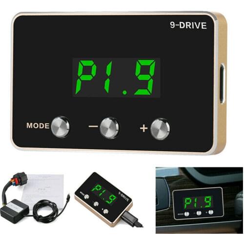 9 Drive 9-Mode Electronic Throttle Controller For Ford Land Rover Lincoln with Super bright digital display screen