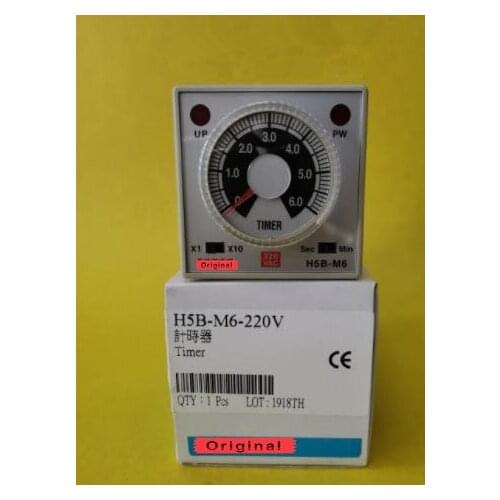 H5B-M6 Timer 100% New Original Genuine 24VDC or 220VAC