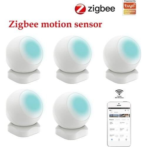 Tuya infrared Human Body detection Sensor zigbee motion sensor support tuya smart life APP remote realtime monitor home security